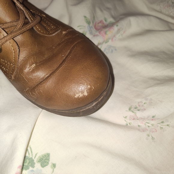 Rock & Candy Brown Lace-Up Ankle Booties - Picture 3 of 13